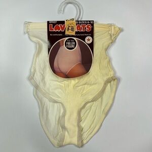 Vintage Lovepats Stretch High Waisted Nylon Cotton Panty NWT Size 8-10